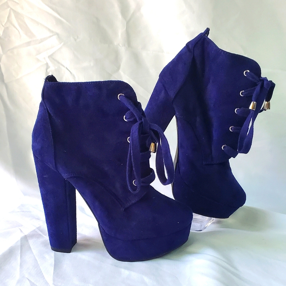 Blue Suede Boots